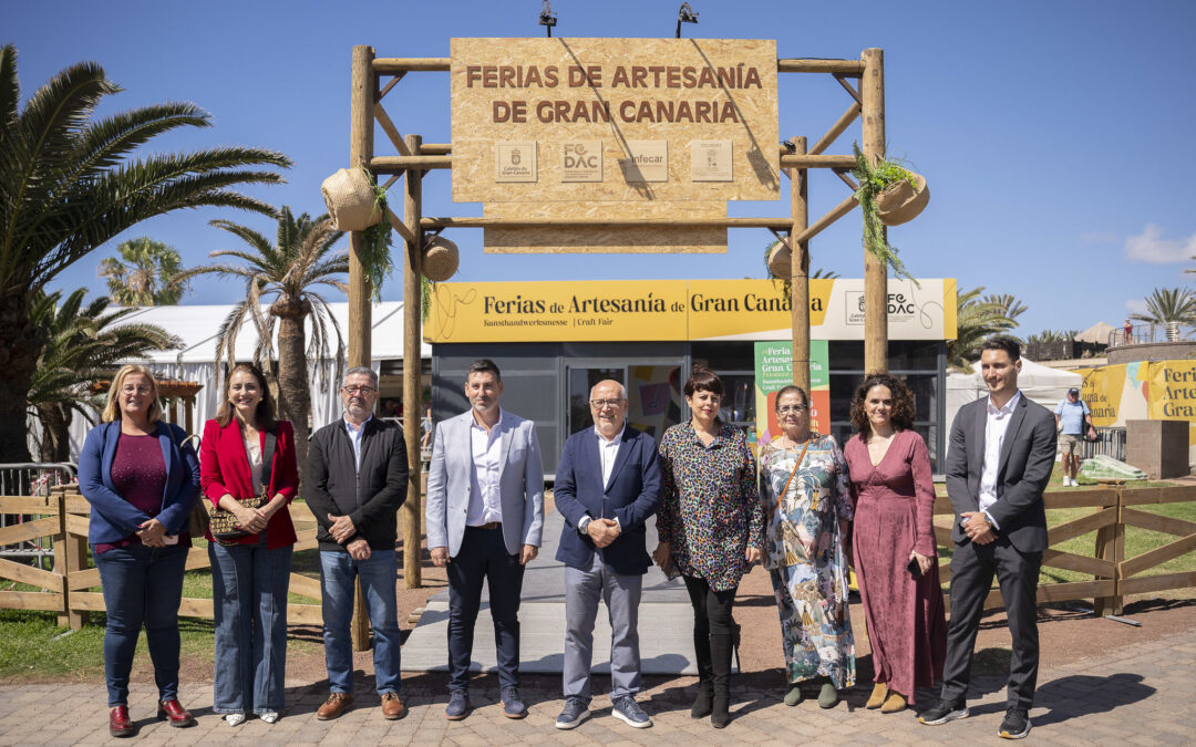 Inauguración de la 14 Feria de Artesanía de Gran Canaria Primavera Sur
